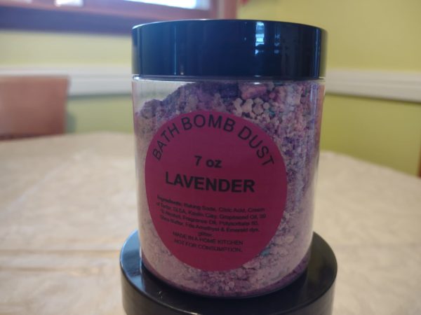 LAVENDER BATH BOMB DUST  7 oz.